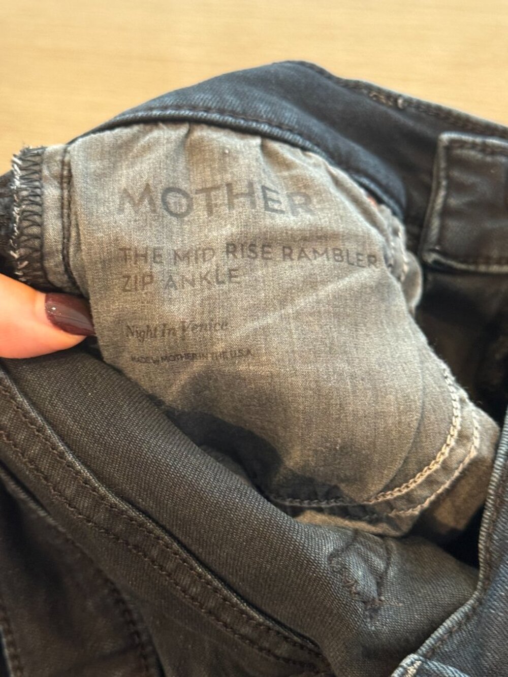 MOTHER The Mid Rise Rambler Zip Ankle - Picture 2 of 4